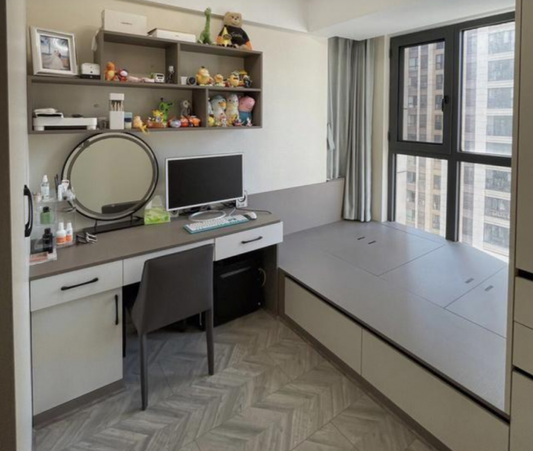 看看她的新房子，裝修得像樣板房一樣漂亮?xí)r尚，好羨慕